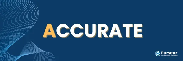 Accurate An infographic