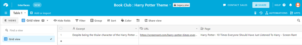 After testing the Zap