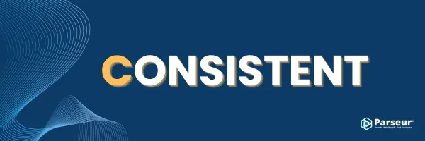 CONSISTENT An infographic