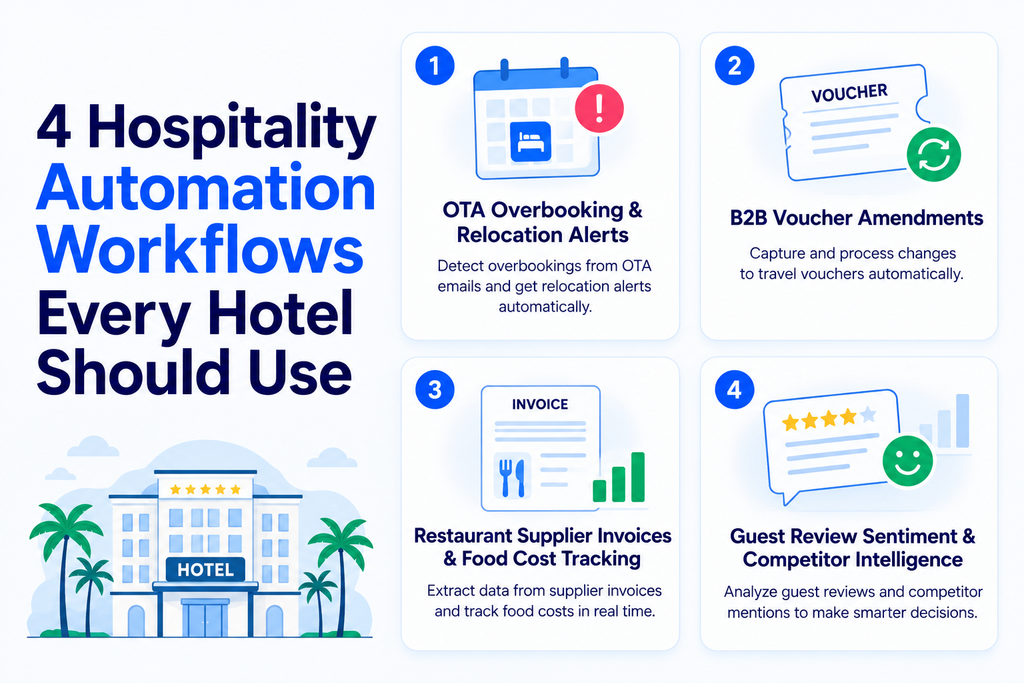 Cover image for 4 Hospitality Automation Workflows Every Hotel and Restaurant Should Use