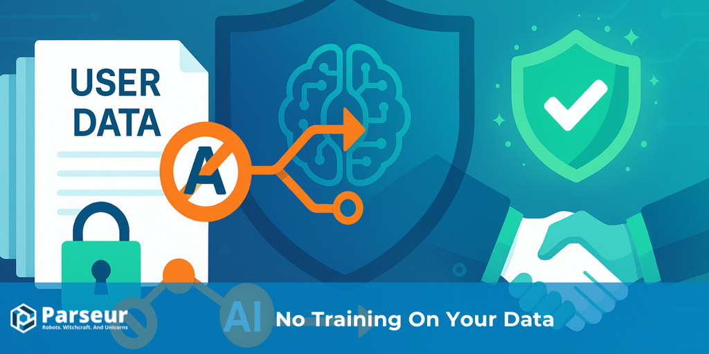 Cover image for No Training on Your Data - Why This Policy Builds AI Trust