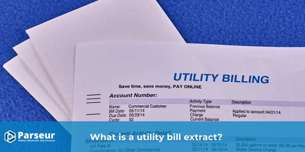 Cover image for How to extract data from utility bills?