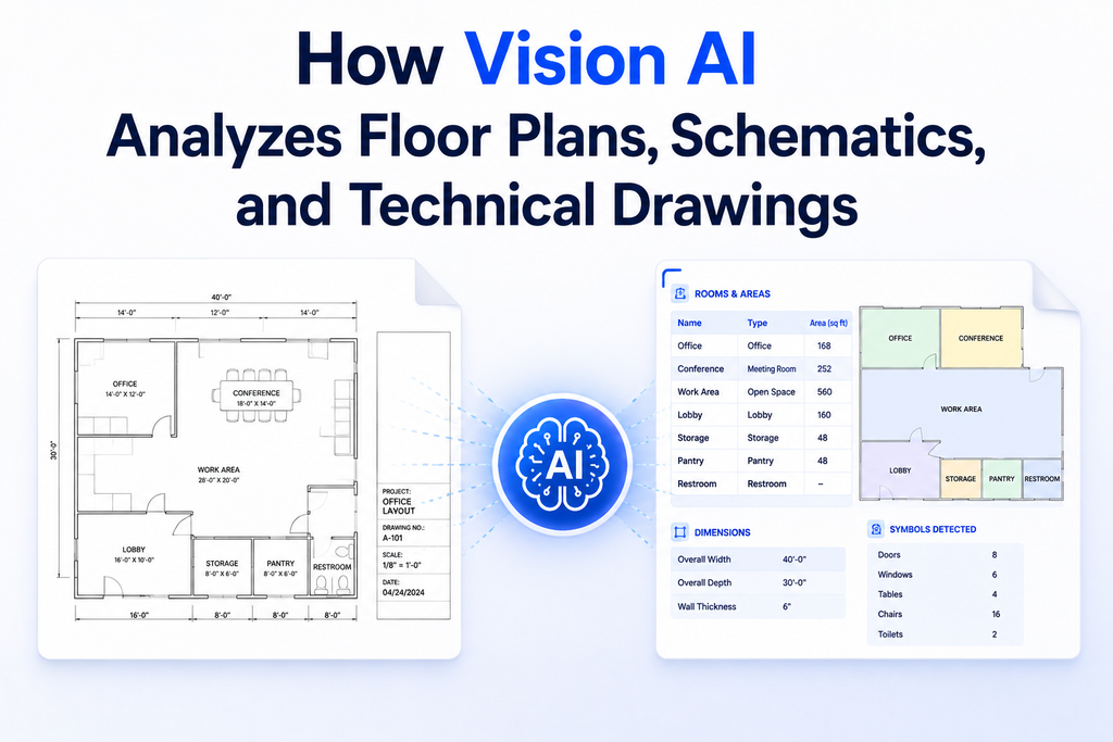 Cover image for How Vision AI Analyzes Floor Plans, Schematics, and Technical Drawings