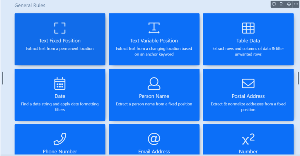 Docparser: Zonal OCR A screen capture of docparser zonal ocr