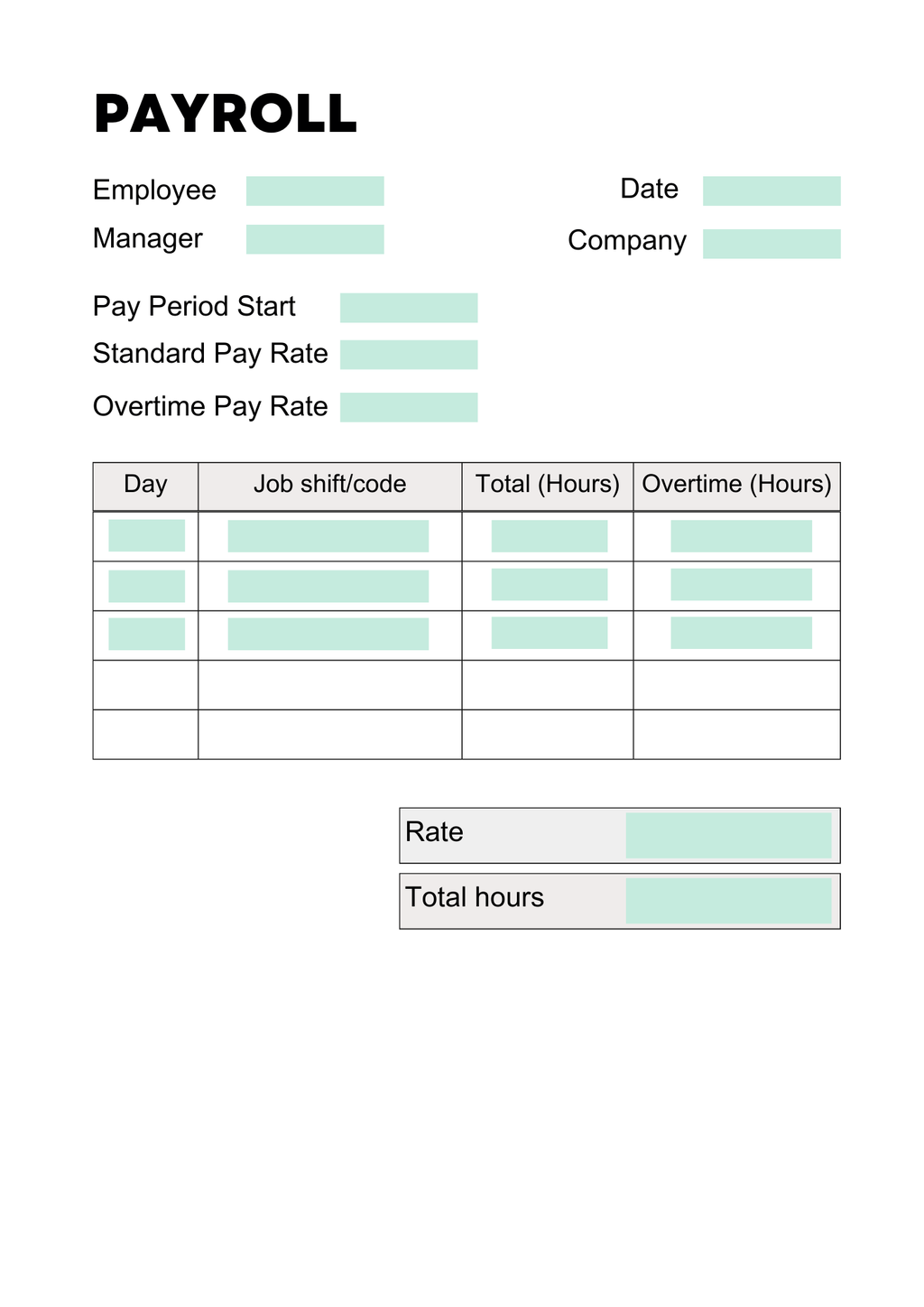 Payroll Document Data Extraction cover image
