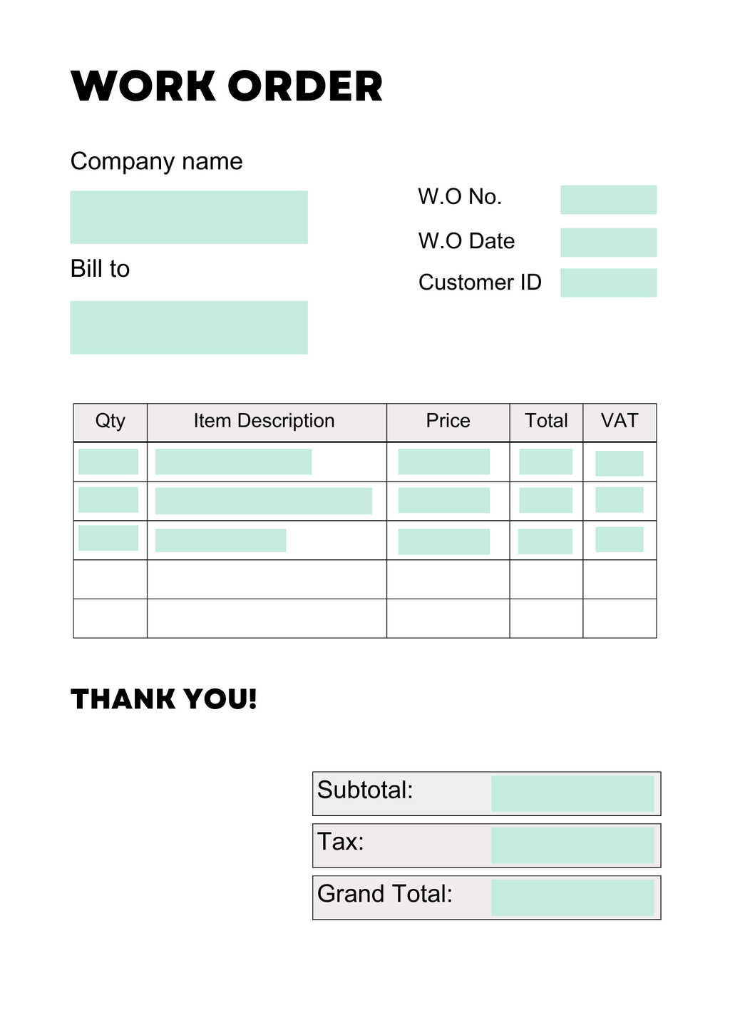 Work Order Data Extraction cover image