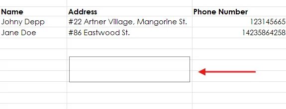 Draw the button A screen capture of Excel