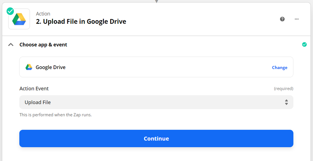 将 Google Drive 连接到 Zapier 将 Google Drive 连接到 Zapier