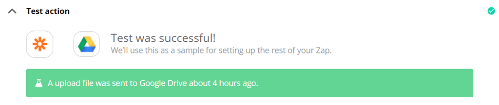 Zapier 测试成功 Zapier 测试成功