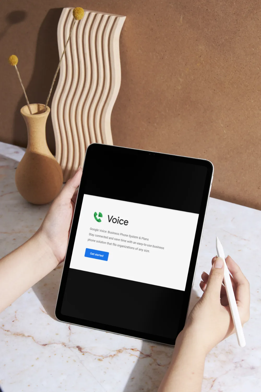 Google Voice A screen capture of Google voice
