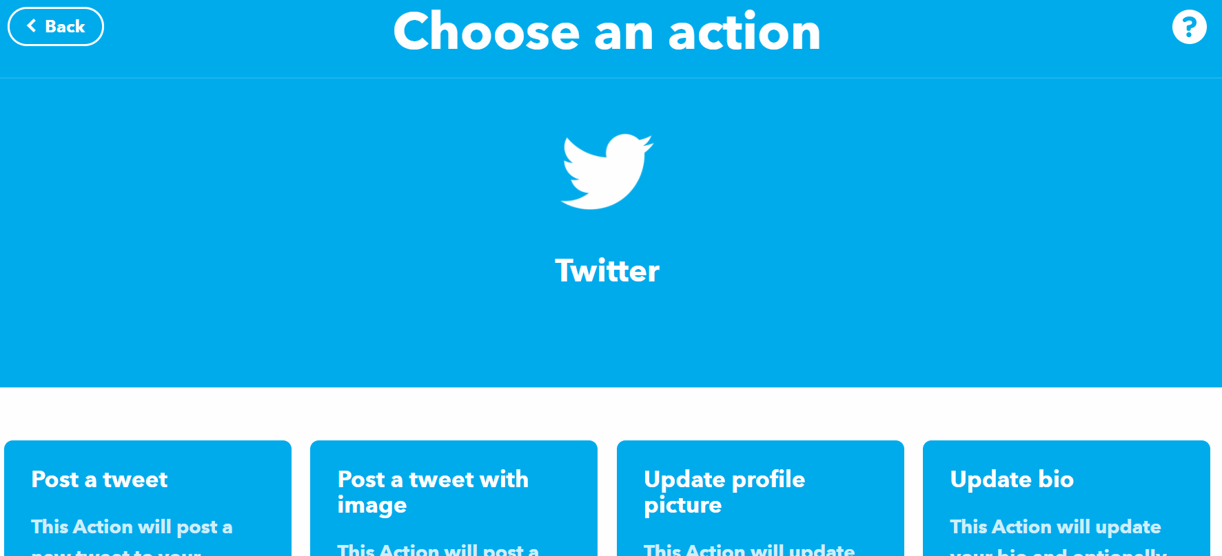 Connect your Twitter account