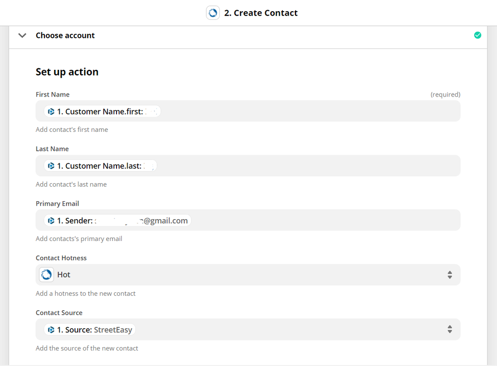 Customization of contact using parsed data from Parseur 使用 Parseur 解析数据自定义联系人字段