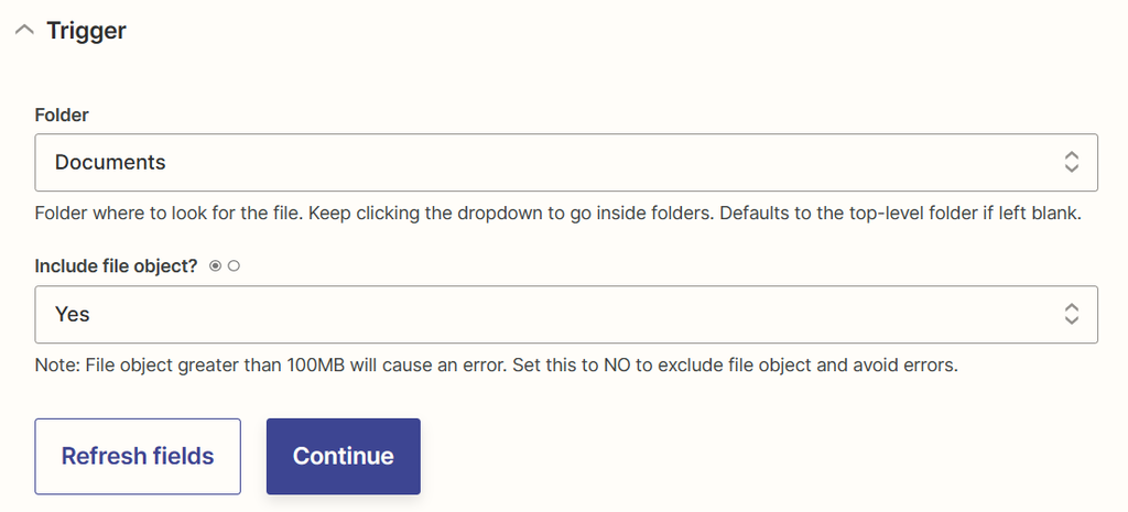 Choose your OneDrive folder