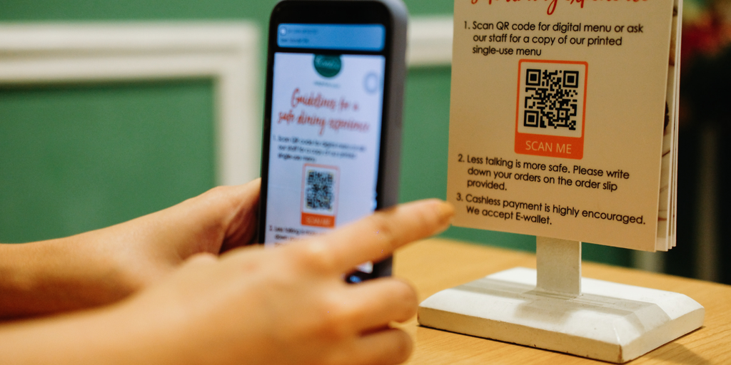 Example of a QR code A screen capture of qrcode