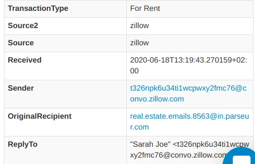 Parsed results (cont.)