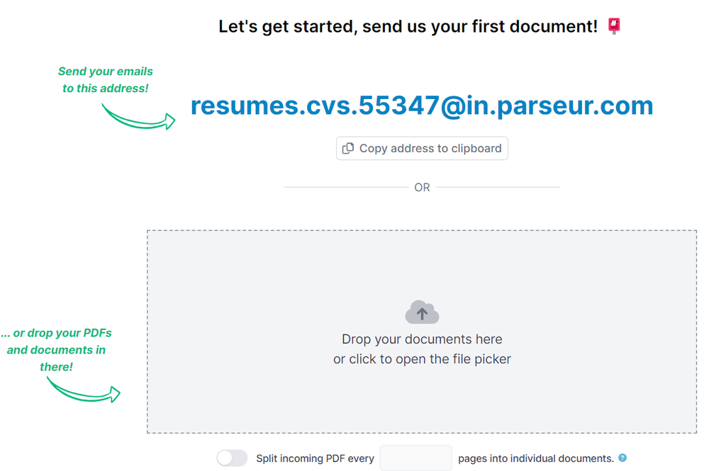 Resume document A screen capture of resume document