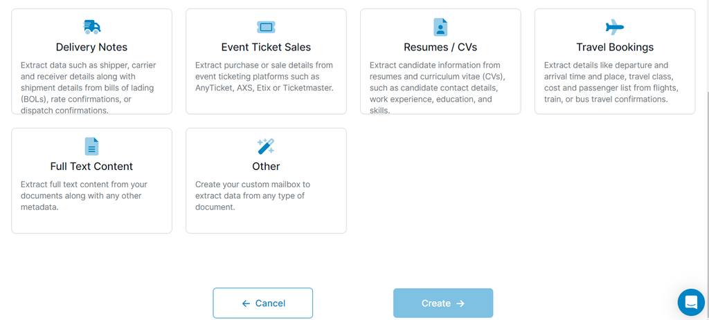 Create a resume mailbox A screen capture of resume mailbox