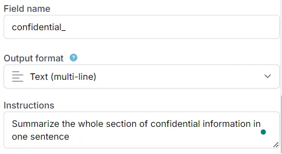 PDF summarization data A screen capture of data summarizer