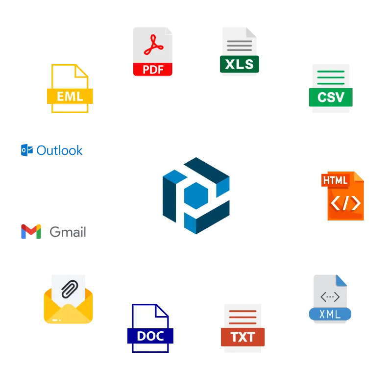 List of all document formats supported by Parseur