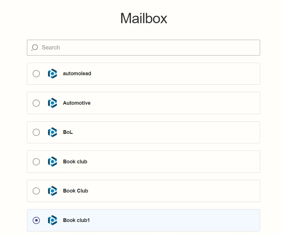 Choose your Parseur mailbox